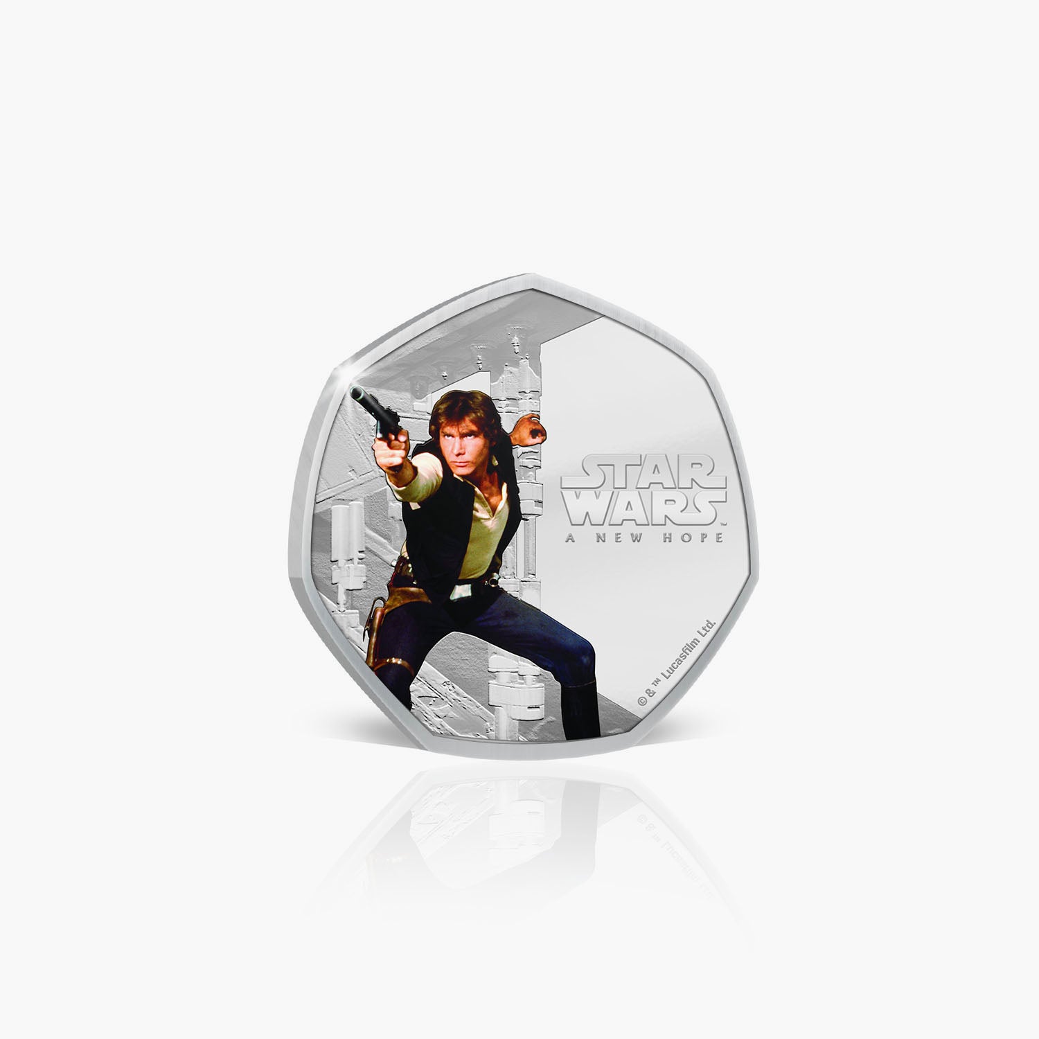 A New Hope - Han Solo Silver Plated Coin
