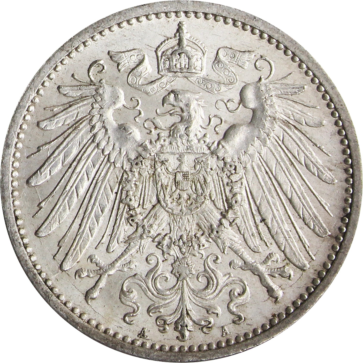 第一次世界大戦時の銀貨 2 枚