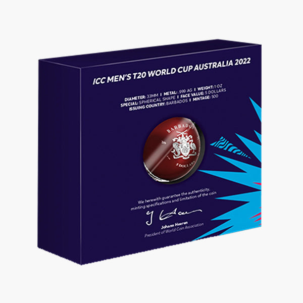 T20 Cricket 2022 World Cup 3D Coin