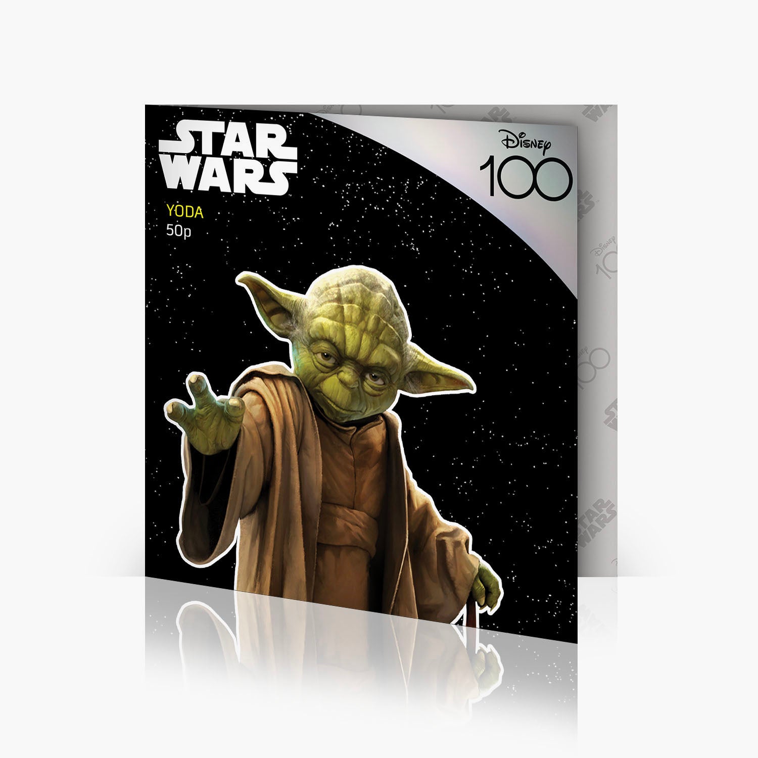 Star Wars Yoda 2023 50p pièce de couleur BU